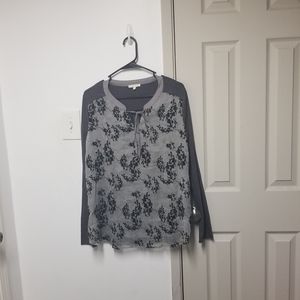 Nwt Mystree cherry blossom design top